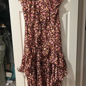 Kivari Multicolor Floral Kids Dress